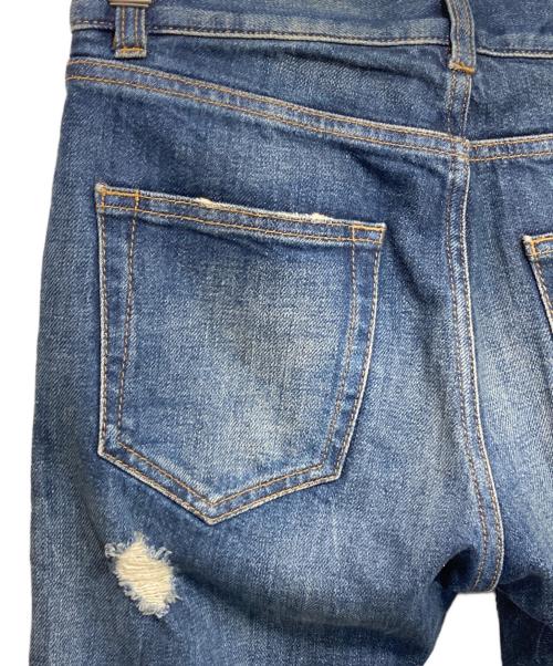 Saint Laurent Paris（サンローランパリ）Saint Laurent Paris (サンローランパリ) ダメージスキニーデニム インディゴ サイズ:26の古着・服飾アイテム