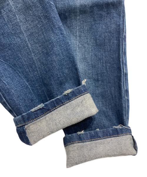 Saint Laurent Paris（サンローランパリ）Saint Laurent Paris (サンローランパリ) ダメージスキニーデニム インディゴ サイズ:26の古着・服飾アイテム