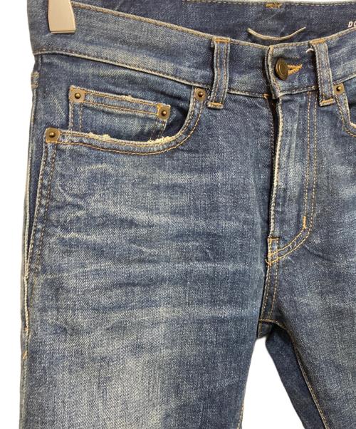 Saint Laurent Paris（サンローランパリ）Saint Laurent Paris (サンローランパリ) ダメージスキニーデニム インディゴ サイズ:26の古着・服飾アイテム