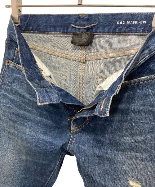 Saint Laurent Paris（サンローランパリ）Saint Laurent Paris (サンローランパリ) ダメージスキニーデニム インディゴ サイズ:26の古着・服飾アイテム