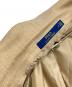 中古・古着 POLO RALPH LAUREN (ポロ・ラルフローレン) リネンブレンド2Bテーラードジャケット ベージュ サイズ:M：12000円
