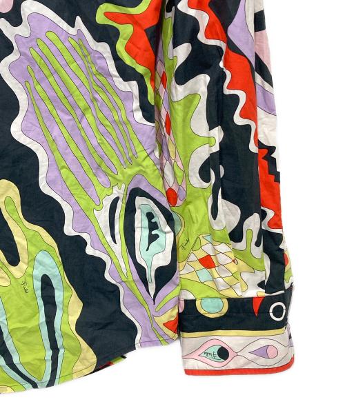 Emilio Pucci（エミリオ プッチ）Emilio Pucci (エミリオ プッチ) ロングスリーブシャツ マルチカラー サイズ:Mの古着・服飾アイテム