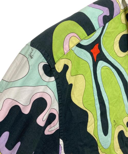 Emilio Pucci（エミリオ プッチ）Emilio Pucci (エミリオ プッチ) ロングスリーブシャツ マルチカラー サイズ:Mの古着・服飾アイテム
