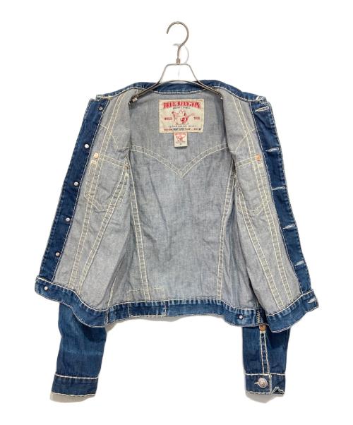 TRUE RELIGION（トゥルー レリジョン）TRUE RELIGION (トゥルー レリジョン) jimmy super t jacket インディゴ サイズ:Mの古着・服飾アイテム
