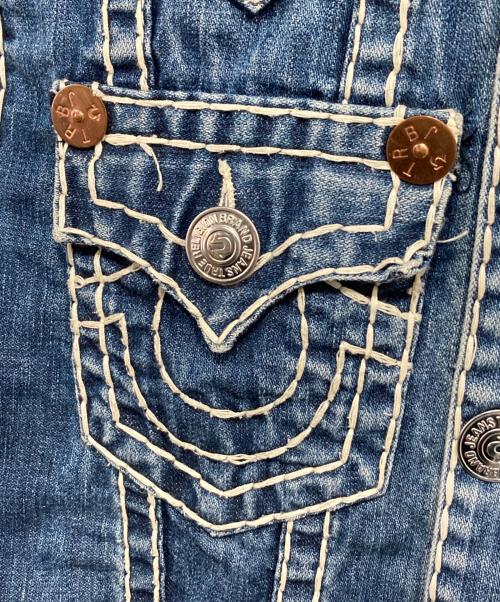 TRUE RELIGION（トゥルー レリジョン）TRUE RELIGION (トゥルー レリジョン) jimmy super t jacket インディゴ サイズ:Mの古着・服飾アイテム