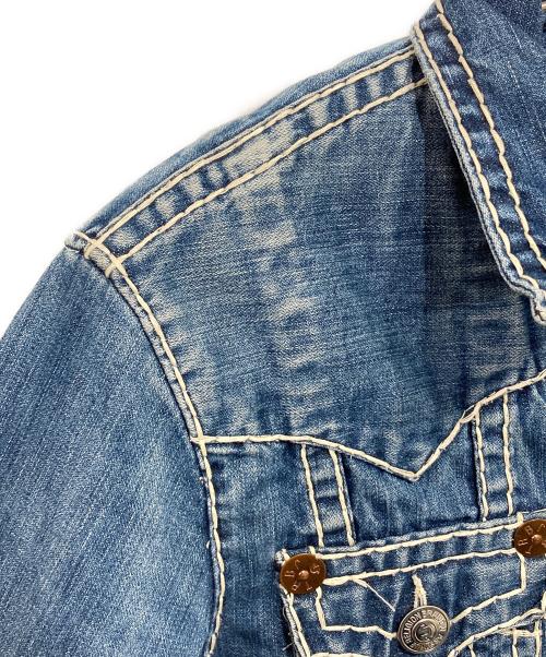TRUE RELIGION（トゥルー レリジョン）TRUE RELIGION (トゥルー レリジョン) jimmy super t jacket インディゴ サイズ:Mの古着・服飾アイテム