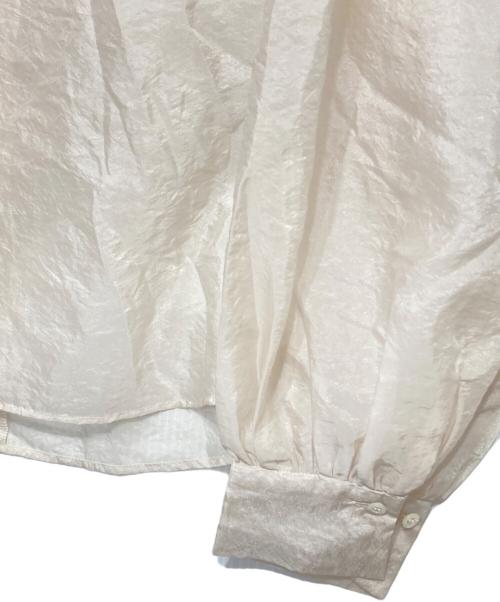 anuans（アニュアンス）anuans (アニュアンス) ソフトオーガンジーブラウス アイボリー サイズ:Fの古着・服飾アイテム