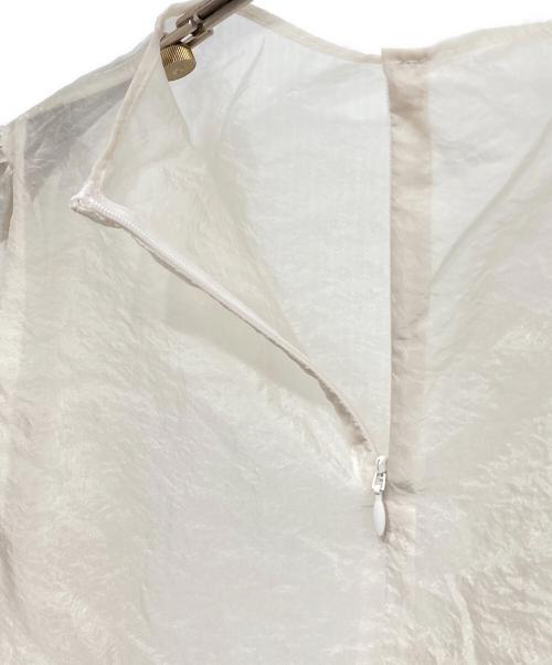 anuans（アニュアンス）anuans (アニュアンス) ソフトオーガンジーブラウス アイボリー サイズ:Fの古着・服飾アイテム