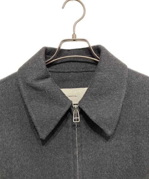 TODAYFUL（トゥデイフル）TODAYFUL (トゥデイフル) Wool Zip Blouson グレー サイズ:38の古着・服飾アイテム