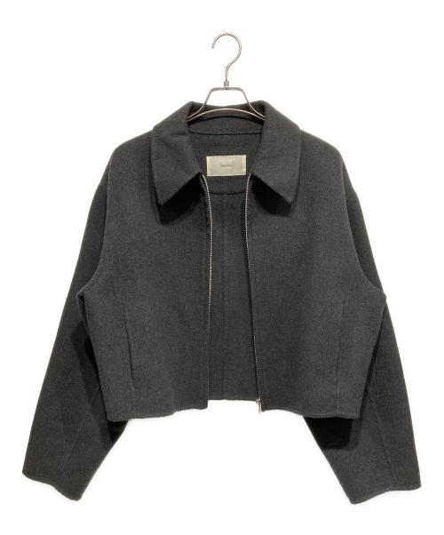 TODAYFUL（トゥデイフル）TODAYFUL (トゥデイフル) Wool Zip Blouson グレー サイズ:38の古着・服飾アイテム