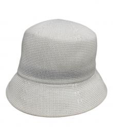 CFCL（シーエフシーエル）の古着「MESH KNIT BUCKET HAT」｜アイボリー