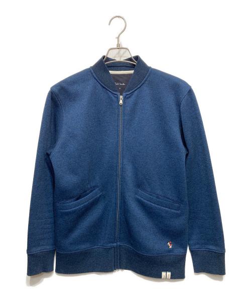 PAUL SMITH（ポールスミス）PAUL SMITH (ポールスミス) スウェットブルゾン ブルー サイズ:Mの古着・服飾アイテム