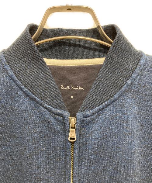 PAUL SMITH（ポールスミス）PAUL SMITH (ポールスミス) スウェットブルゾン ブルー サイズ:Mの古着・服飾アイテム