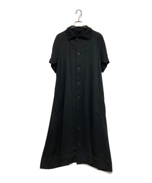 Y's（ワイズ）Y's (ワイズ) ショートスリーブワンピース ブラック サイズ:1の古着・服飾アイテム