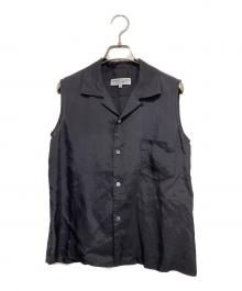 COMME des GARCONS×rode de chambre（コムデギャルソン×ローブ・ド・シャンブル）の古着「キュプラノースリーブシャツ」｜ブラック