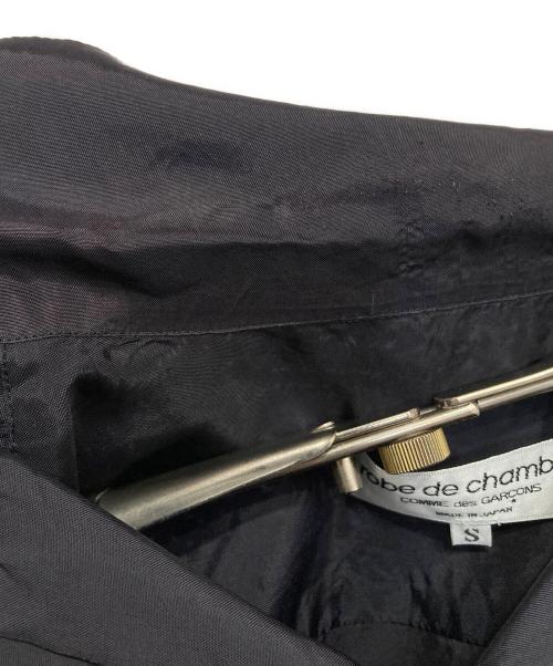 COMME des GARCONS（コムデギャルソン）COMME des GARCONS (コムデギャルソン) rode de chambre (ローブ・ド・シャンブル) キュプラノースリーブシャツ ブラック サイズ:Sの古着・服飾アイテム