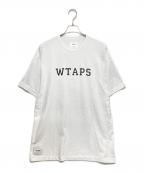 WTAPSダブルタップス）の古着「アカデミー ショートスリーブ カレッジ Tシャツ」｜ホワイト