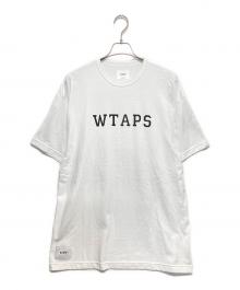 WTAPS（ダブルタップス）の古着「アカデミー ショートスリーブ カレッジ Tシャツ」｜ホワイト