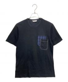 MARNI（マルニ）の古着「チェックポケットTシャツ」｜ブラック
