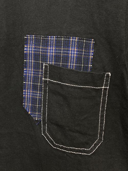 MARNI（マルニ）MARNI (マルニ) チェックポケットTシャツ ブラック サイズ:44の古着・服飾アイテム