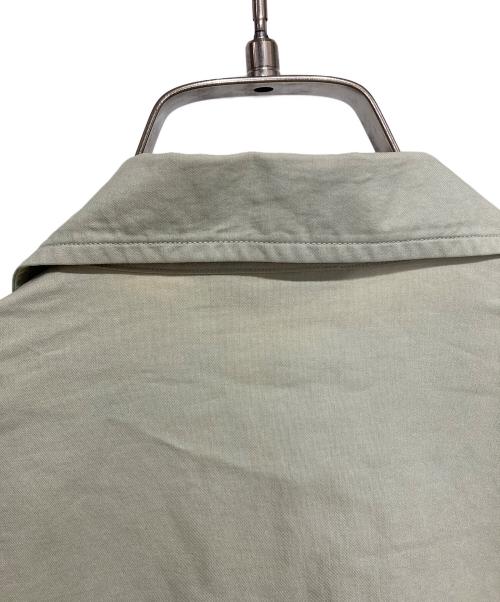 AURALEE（オーラリー）AURALEE (オーラリー) WASHED FINX TWILL HALF SLEEVED BIG SHIRTS グリーン サイズ:3の古着・服飾アイテム