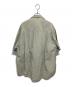 AURALEE (オーラリー) WASHED FINX TWILL HALF SLEEVED BIG SHIRTS グリーン サイズ:3：6000円