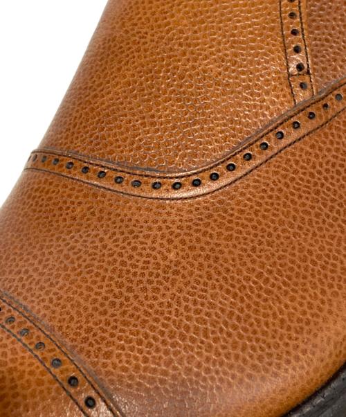 SCOTCH GRAIN（スコッチグレイン）SCOTCH GRAIN (スコッチグレイン) レザースリッポン ベージュ サイズ:26の古着・服飾アイテム
