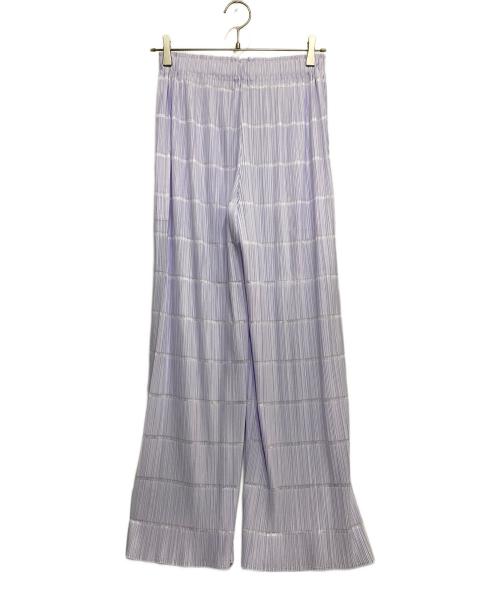 PLEATS PLEASE（プリーツプリーズ）PLEATS PLEASE (プリーツプリーズ) プリーツワイドパンツ ラベンダー サイズ:3の古着・服飾アイテム