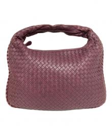 BOTTEGA VENETA（ボッテガベネタ）の古着「イントレチャートホーボーバッグ」｜パープル