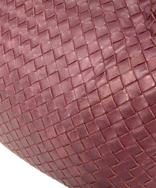 BOTTEGA VENETA（ボッテガベネタ）BOTTEGA VENETA (ボッテガベネタ) イントレチャートホーボーバッグ パープルの古着・服飾アイテム