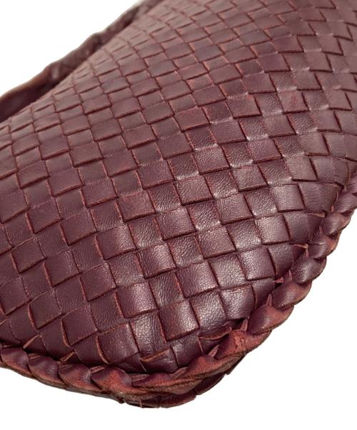 BOTTEGA VENETA（ボッテガベネタ）BOTTEGA VENETA (ボッテガベネタ) イントレチャートホーボーバッグ パープルの古着・服飾アイテム