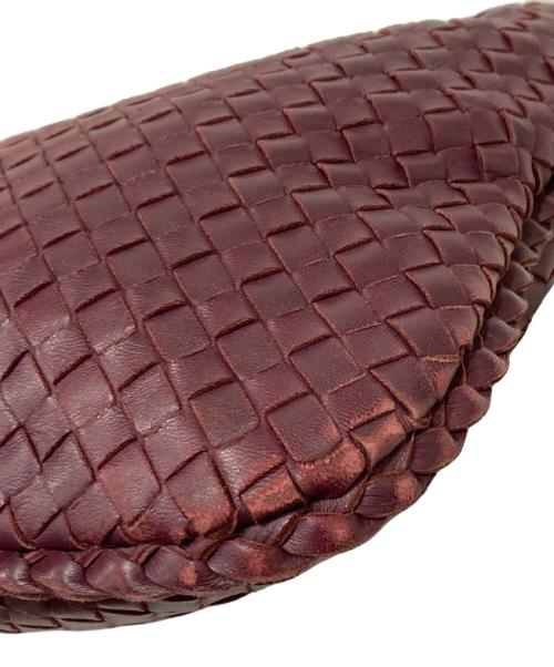BOTTEGA VENETA（ボッテガベネタ）BOTTEGA VENETA (ボッテガベネタ) イントレチャートホーボーバッグ パープルの古着・服飾アイテム