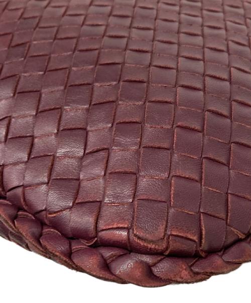 BOTTEGA VENETA（ボッテガベネタ）BOTTEGA VENETA (ボッテガベネタ) イントレチャートホーボーバッグ パープルの古着・服飾アイテム