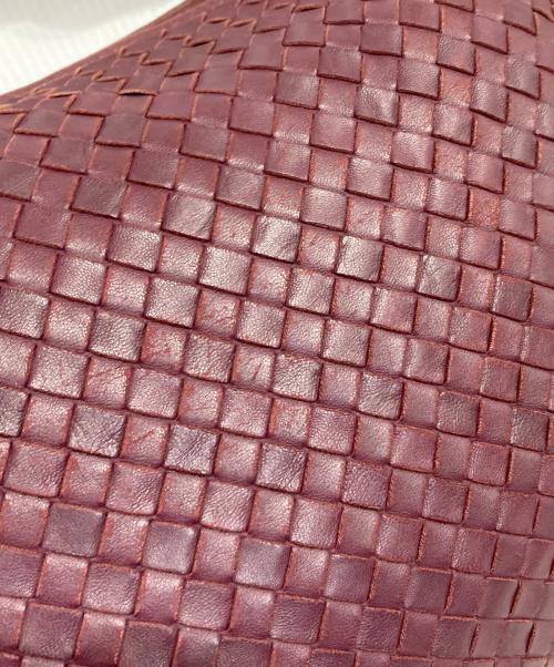 BOTTEGA VENETA（ボッテガベネタ）BOTTEGA VENETA (ボッテガベネタ) イントレチャートホーボーバッグ パープルの古着・服飾アイテム