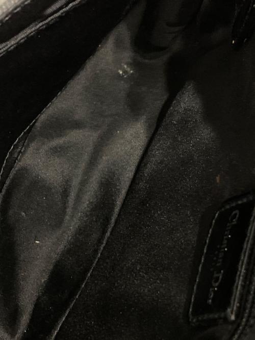 Christian Dior（クリスチャン ディオール）Christian Dior (クリスチャン ディオール) カナージュチェーンショルダーバッグ ブラックの古着・服飾アイテム