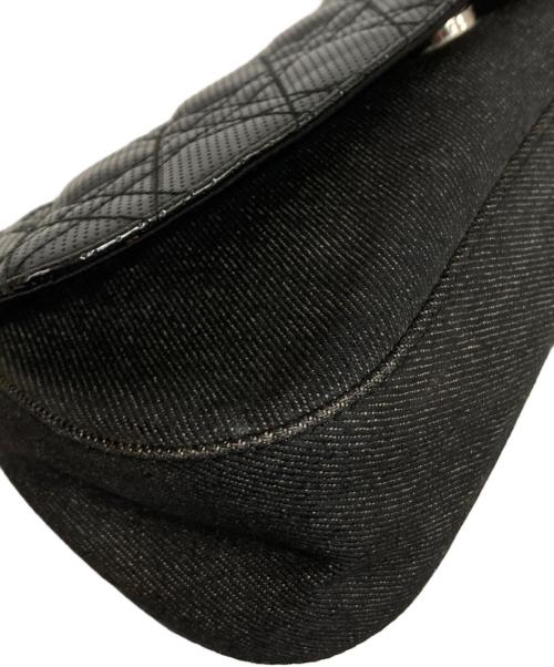 Christian Dior（クリスチャン ディオール）Christian Dior (クリスチャン ディオール) カナージュチェーンショルダーバッグ ブラックの古着・服飾アイテム