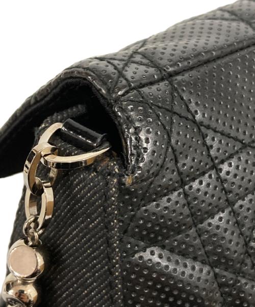 Christian Dior（クリスチャン ディオール）Christian Dior (クリスチャン ディオール) カナージュチェーンショルダーバッグ ブラックの古着・服飾アイテム