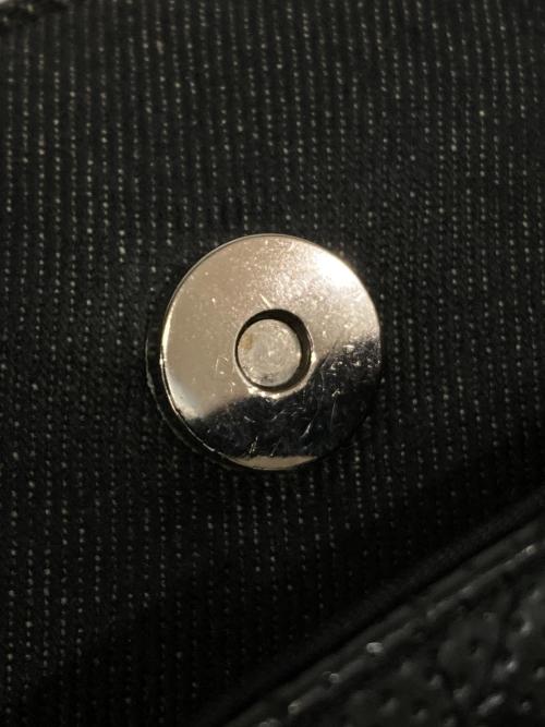 Christian Dior（クリスチャン ディオール）Christian Dior (クリスチャン ディオール) カナージュチェーンショルダーバッグ ブラックの古着・服飾アイテム