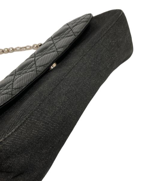 Christian Dior（クリスチャン ディオール）Christian Dior (クリスチャン ディオール) カナージュチェーンショルダーバッグ ブラックの古着・服飾アイテム