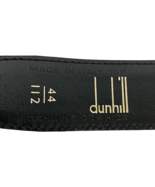 dunhill（ダンヒル）dunhill (ダンヒル) Dロゴレザーベルト ブラック サイズ:-の古着・服飾アイテム