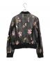 Kate Spade (ケイトスペード) ラムレザーフラワープリントブルゾン ラベンダー×ブラック サイズ:M：18000円