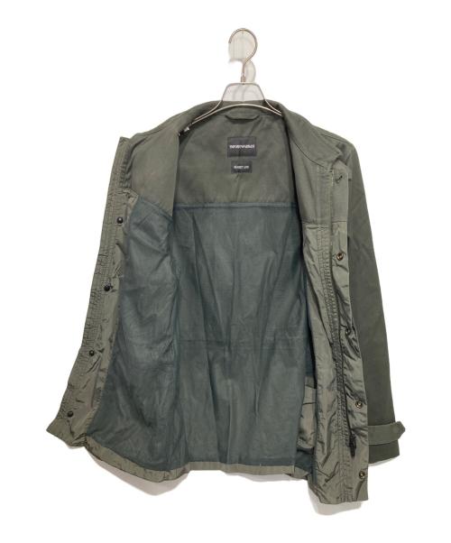 EMPORIO ARMANI（エンポリオ アルマーニ）EMPORIO ARMANI (エンポリオ アルマーニ) 4ポケットナイロンハンティングジャケット オリーブ サイズ:48の古着・服飾アイテム