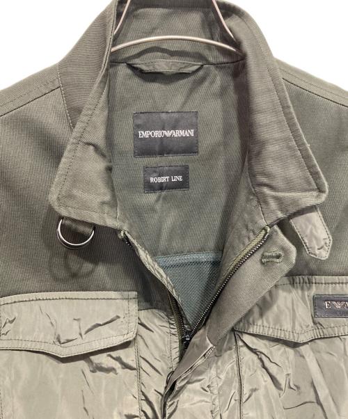 EMPORIO ARMANI（エンポリオ アルマーニ）EMPORIO ARMANI (エンポリオ アルマーニ) 4ポケットナイロンハンティングジャケット オリーブ サイズ:48の古着・服飾アイテム