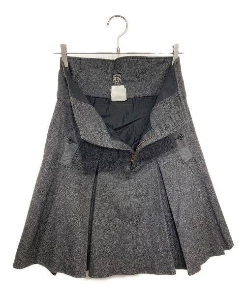 DIESEL（ディーゼル）DIESEL (ディーゼル) フレアスカート グレー サイズ:-の古着・服飾アイテム