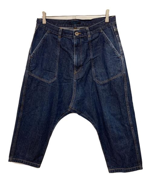 YOHJI YAMAMOTO（ヨウジヤマモト）YOHJI YAMAMOTO (ヨウジヤマモト) サルエルデニムパンツ インディゴ サイズ:３の古着・服飾アイテム