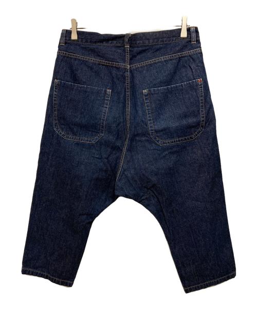 YOHJI YAMAMOTO（ヨウジヤマモト）YOHJI YAMAMOTO (ヨウジヤマモト) サルエルデニムパンツ インディゴ サイズ:３の古着・服飾アイテム
