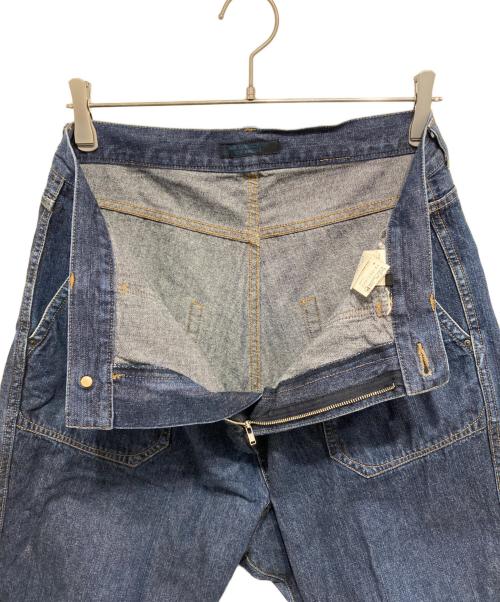 YOHJI YAMAMOTO（ヨウジヤマモト）YOHJI YAMAMOTO (ヨウジヤマモト) サルエルデニムパンツ インディゴ サイズ:３の古着・服飾アイテム