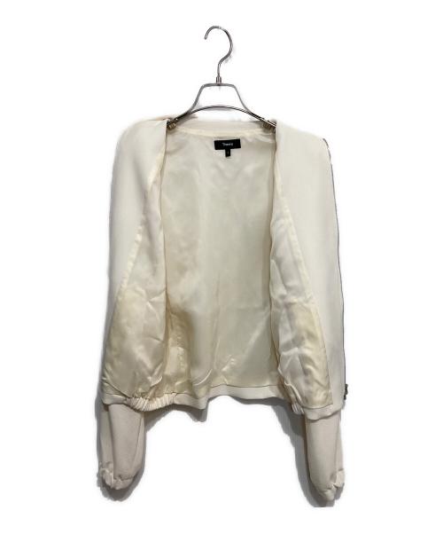 theory（セオリー）theory (セオリー) ADMIRAL STRIPE DOLMAN JKT アイボリー サイズ:Sの古着・服飾アイテム