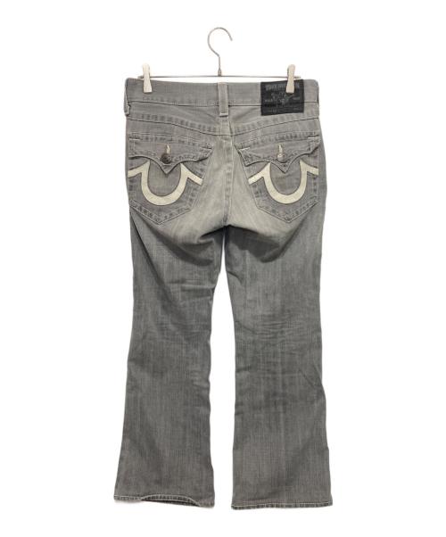 TRUE RELIGION（トゥルー レリジョン）TRUE RELIGION (トゥルー レリジョン) フレアデニムパンツ ブラック サイズ:31の古着・服飾アイテム