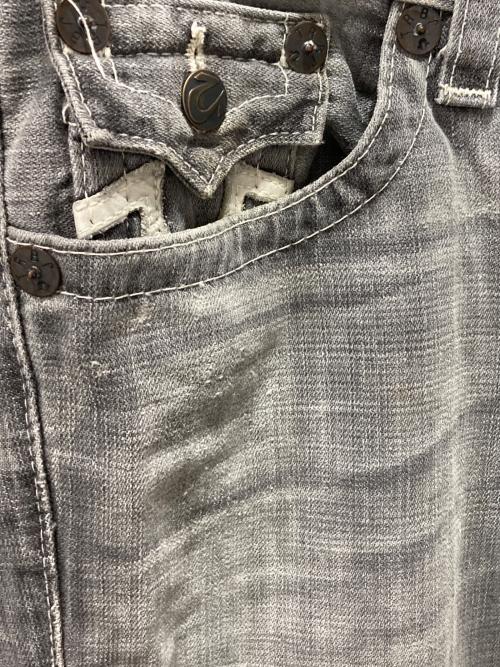 TRUE RELIGION（トゥルー レリジョン）TRUE RELIGION (トゥルー レリジョン) フレアデニムパンツ ブラック サイズ:31の古着・服飾アイテム